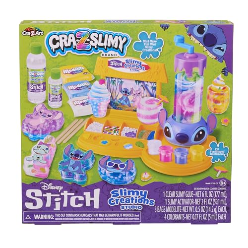 Cra-Z-Slimy Disney Stitch Slimy Creations Studio - Slime Making Kit for Kids 6+ 4