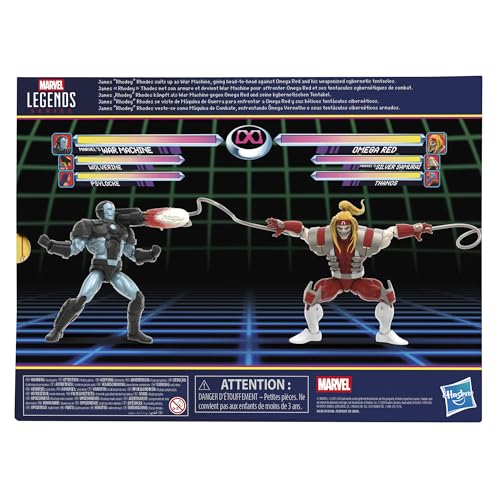 Marvel Legends Gamerverse War Machine vs Omega Red 2-Pack Action Figures 13