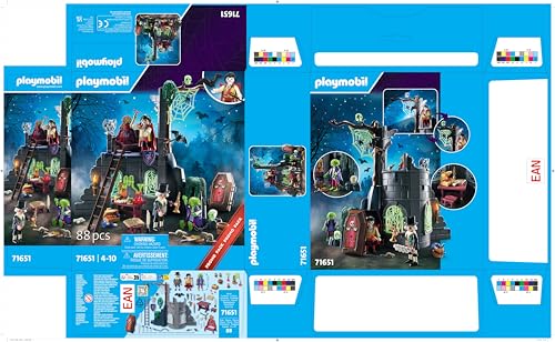 Playmobil 71651 Pirates: Haunted Ruins Promo Pack - Spooky Castle Playset for Kids 4+ 7