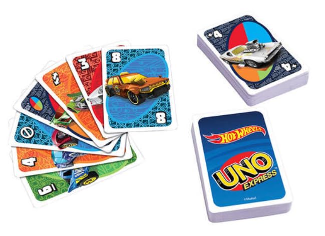 Hot Wheels UNO Express Card Game 3