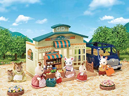 Sylvanian Families Grocery Market Playset - 20-Piece Role Play Set for Ages 3+ 6