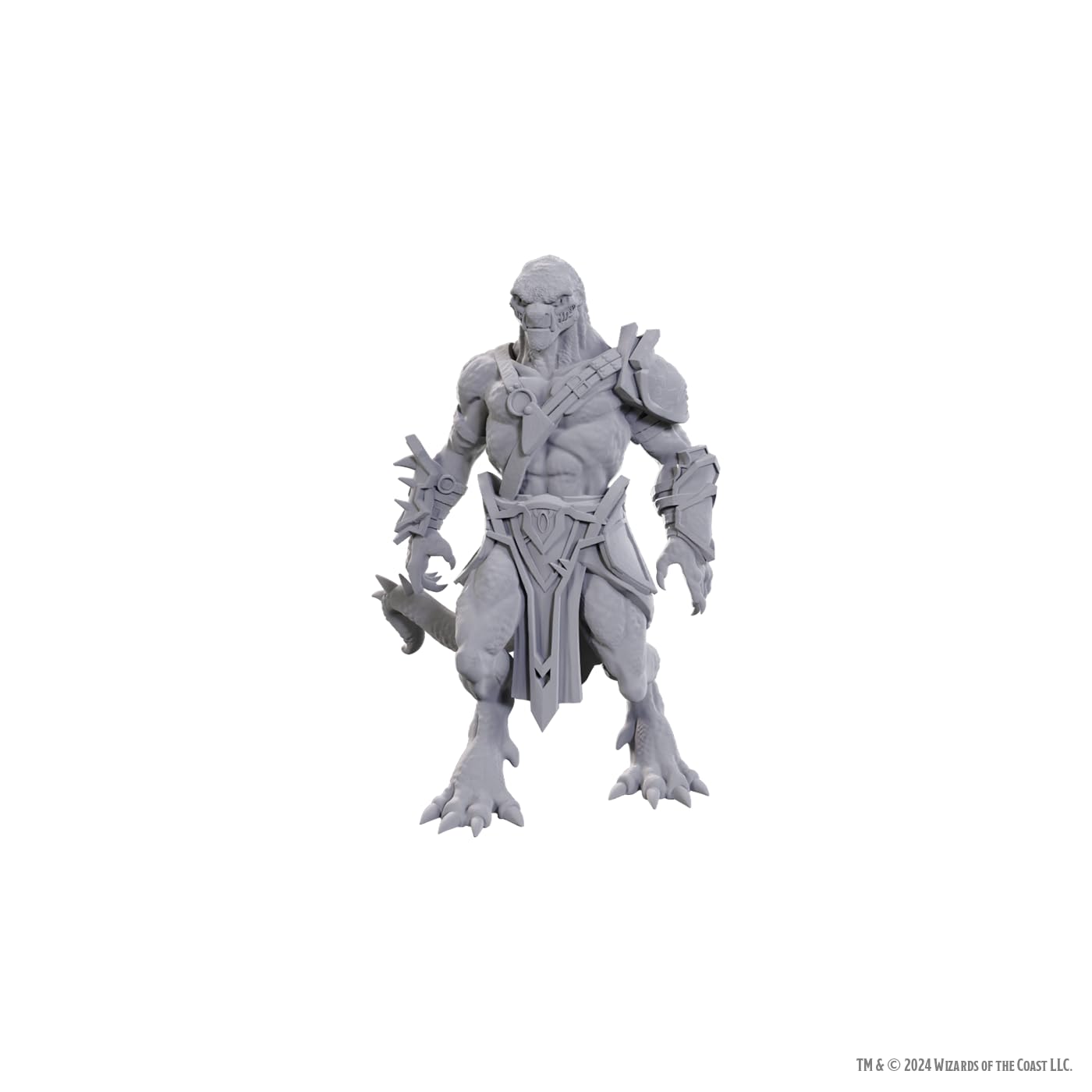 WizKids D&D Nolzur's Marvelous Miniatures - Draconian Mastermind Collectible Figure | Primed Plastic