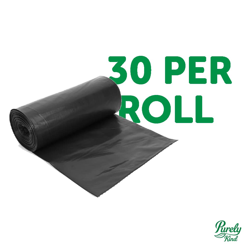 Blake & White Purely Kind Heavy Duty Black Sacks | 100L | Roll of 30 5