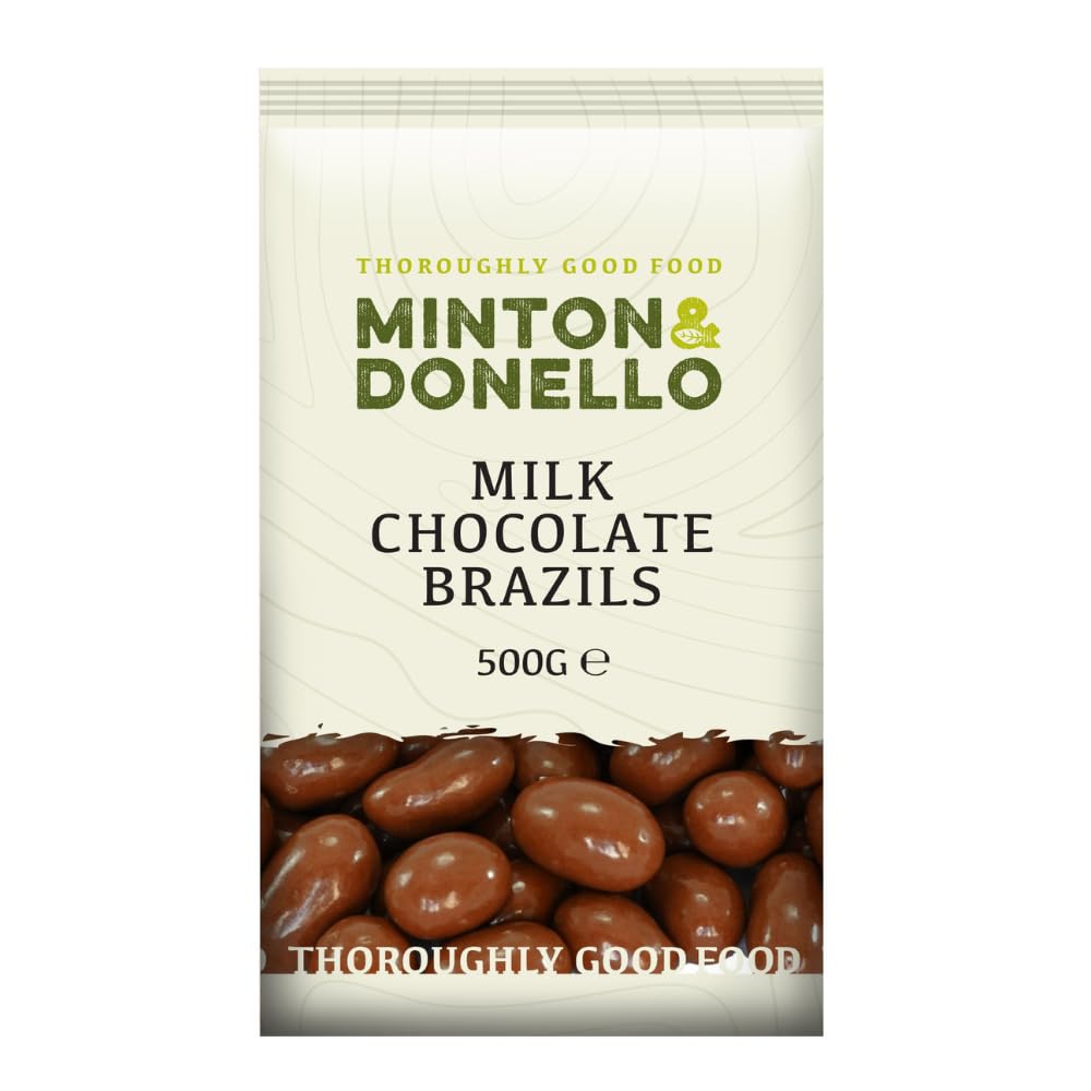 Minton &amp; Donello - Milchschokolade Paranüsse 500g