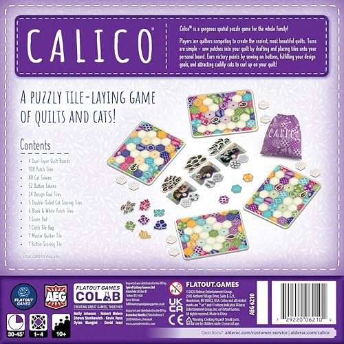 Alderac Entertainment Group Calico Board Game (AEG6210)