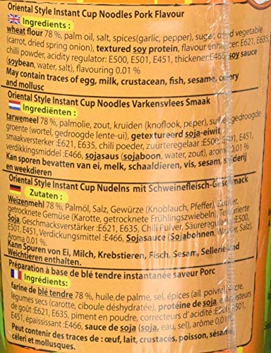 Mama Instant Cup Noodle with Pork Flavor 70 g - Pack of 12 TMAMACUPP 8