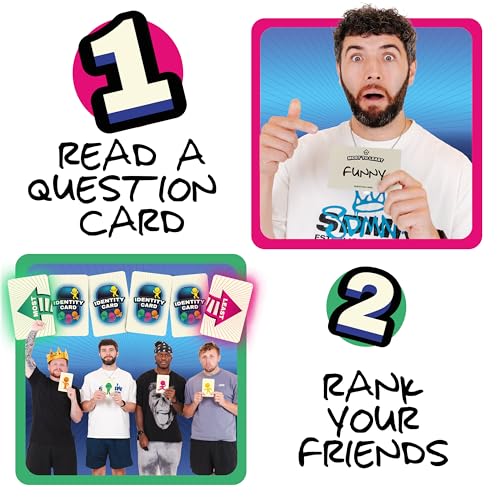 Sidemen SOCIAL LADDER Card Game | Fun Rating Party Game for Friends 7