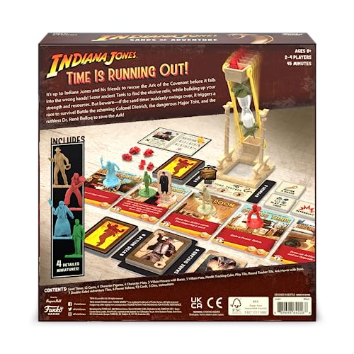 Funko Indiana Jones - Sands of Adventure Board Game 8