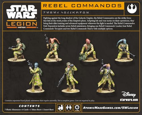 Atomic Mass Games Star Wars: Legion Rebel Commandos Unit Expansion 4