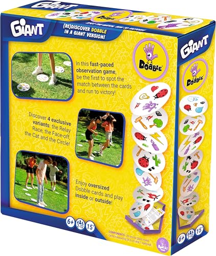 Asmodee Dobble Giant Party Card Game for Families 6