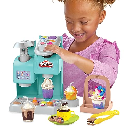 Play-Doh Super Colourful Cafe Playset - Pretend Play Coffee Shop with 8 Pots & 20 Accessories 7