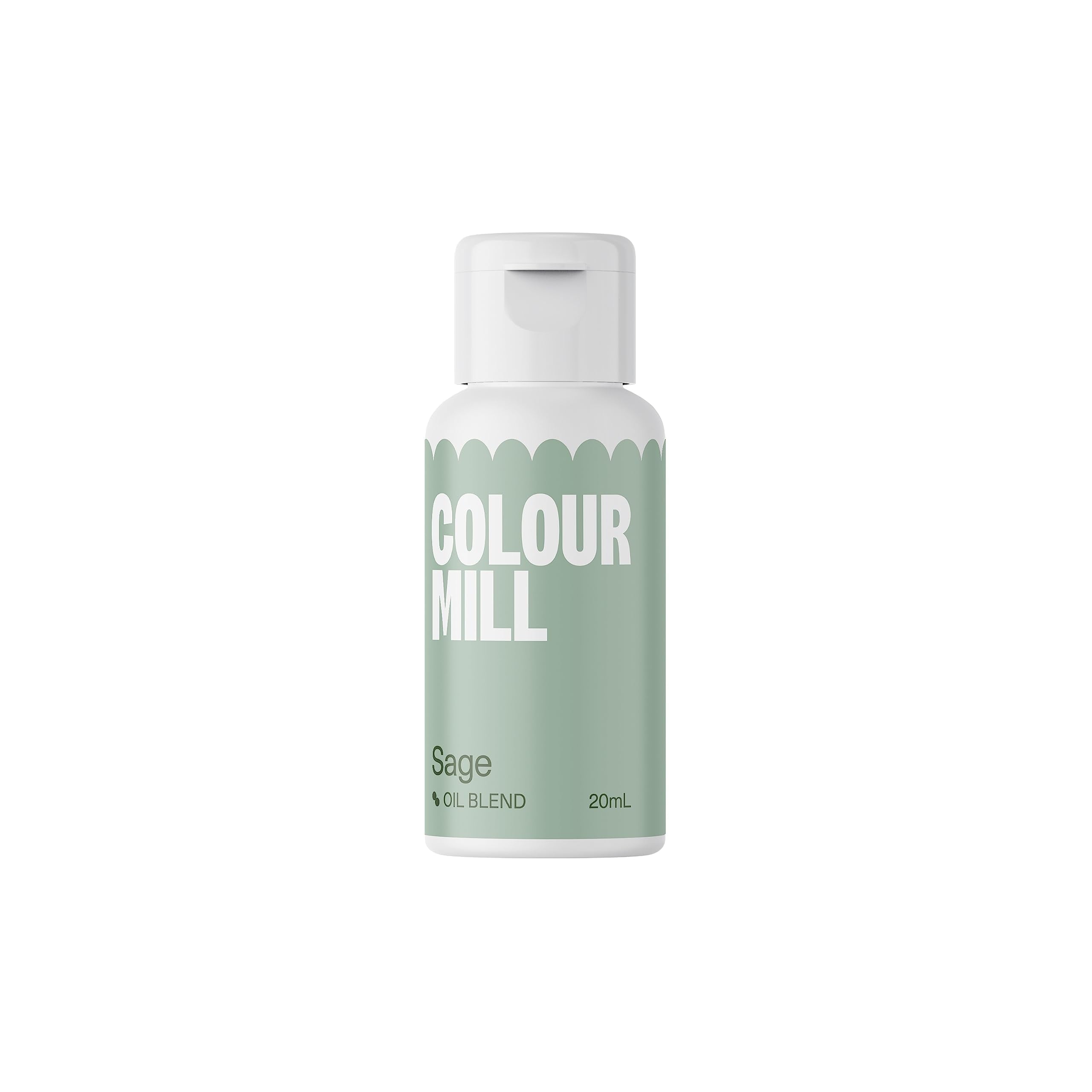 Colour Mill Oil Blend Food Colouring - Sage | Oil-Based Formula | 20 ml