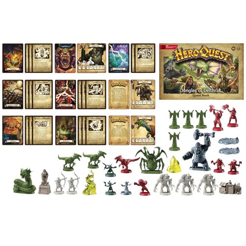 Avalon Hill HeroQuest Jungles of Delthrak Quest Pack – Expansion for HeroQuest Game System 11