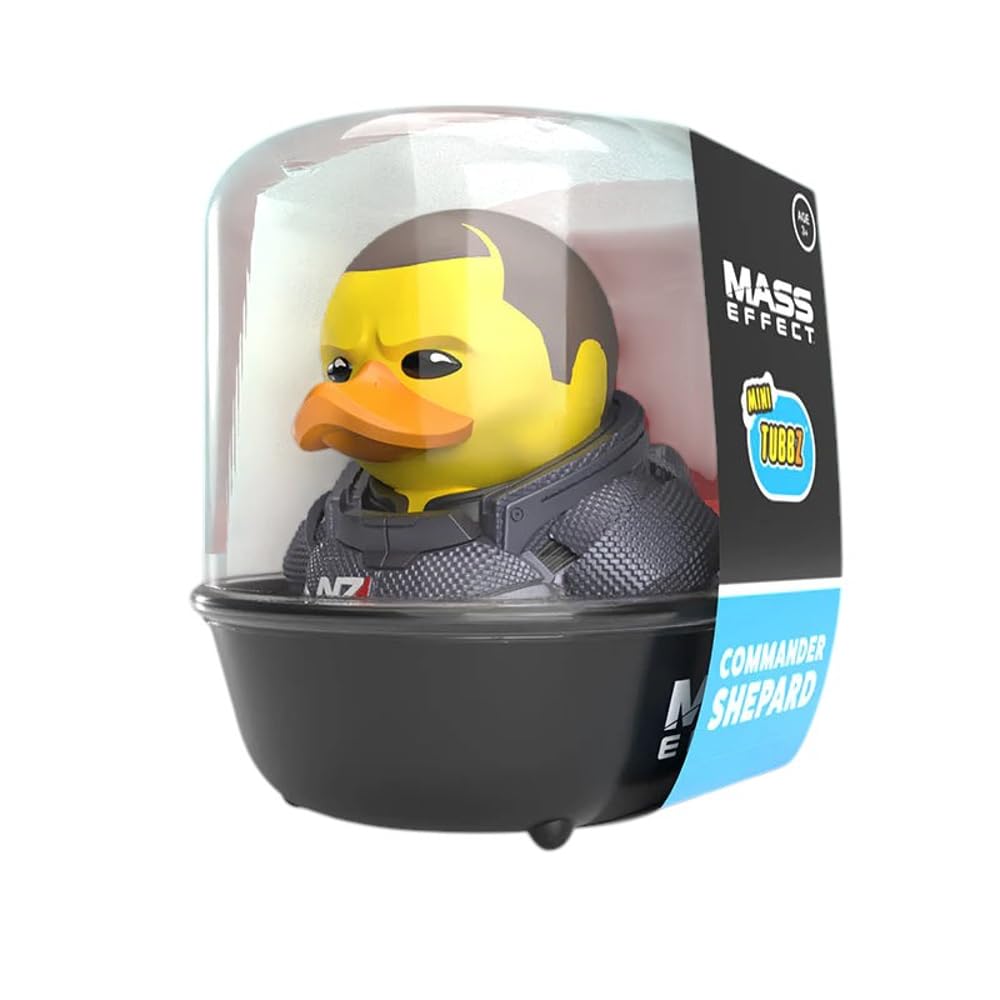 TUBBZ Mass Effect Commander Shepard Mini Cosplaying Rubber Duck Collectible Figure