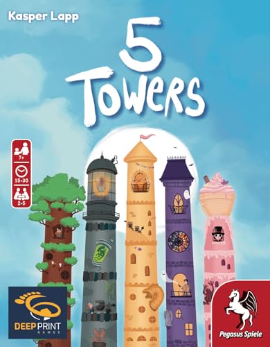 Pegasus Spiele 5 Towers Board Game (English Edition)