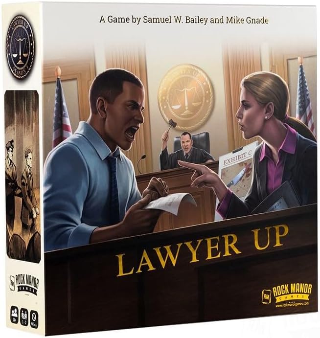 ROCK MANOR GAMES Lawyer Up: Kartenspiel Staffel 1