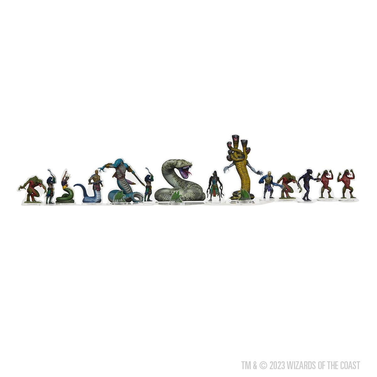 WizKids D&D Idols of the Realms: Snake Den - Scales & Tails 2D Miniatures