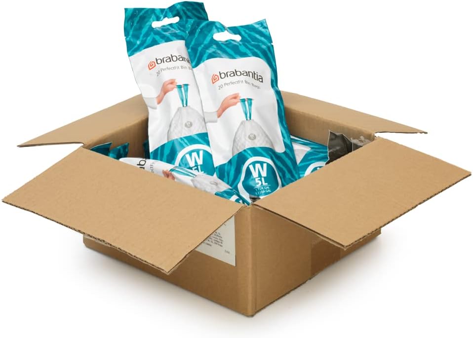Brabantia – PerfectFit Müllbeutel Multipack (Größe W/5 Liter) Dicker Kunststoff 4