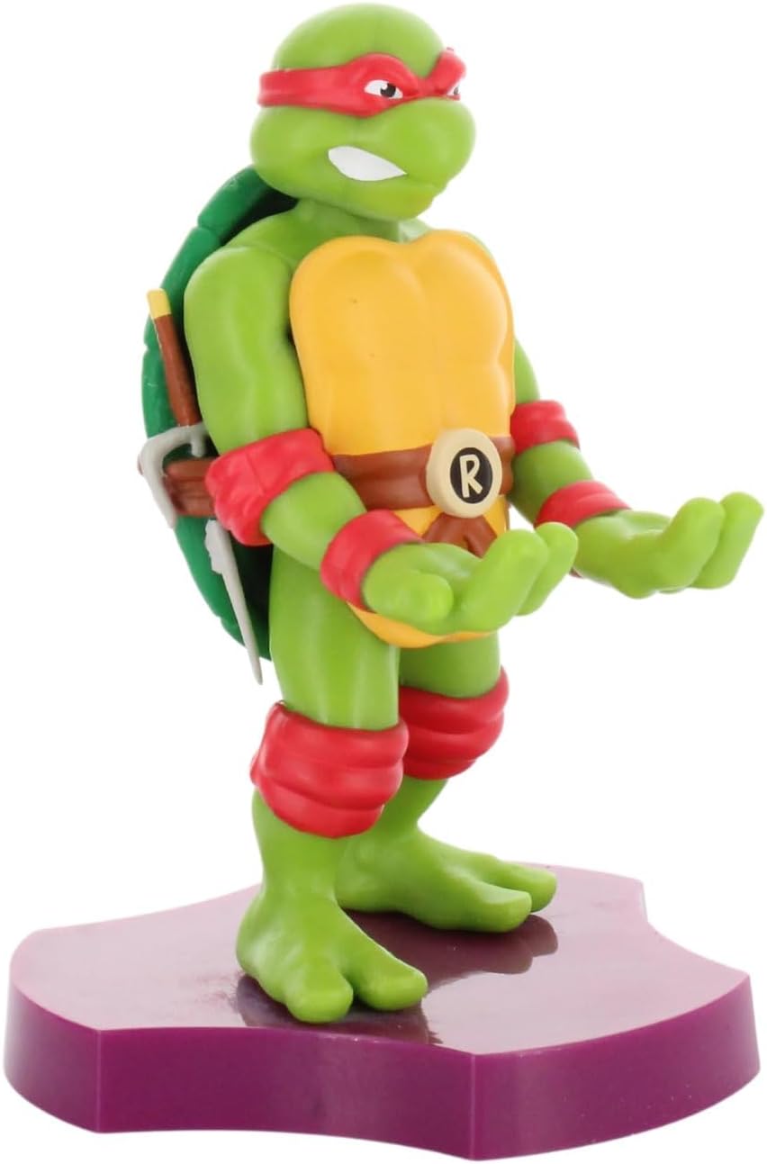 Teenage Mutant Ninja Turtles Raphael Mini Tech Holder - Cable Guys Minis Phone & Earbuds Stand
