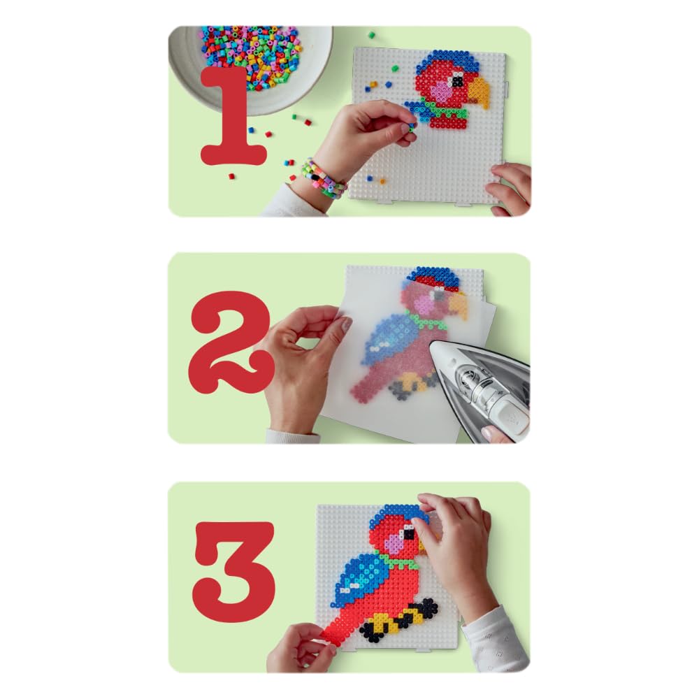 Hama Midi Beads Bucket - 10,000 Fuse Beads Craft Kit for Creative Children 5+ 16