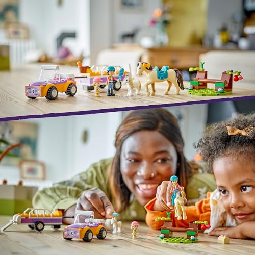 LEGO Friends Horse and Pony Trailer Set - Building Toy with Mini Dolls & Animals for Ages 4+ 11