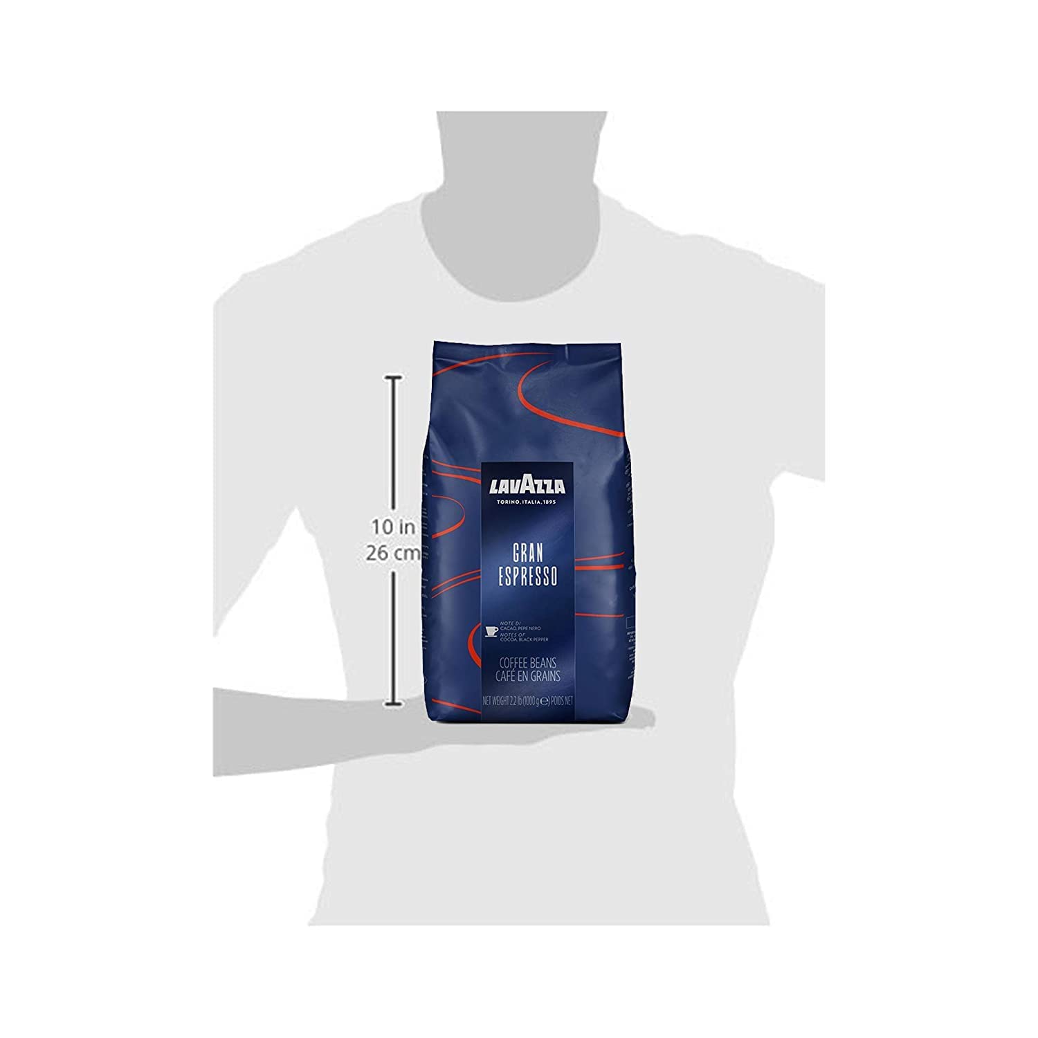 Lavazza Kaffee Grand Espresso, Ganze Bohnen, 1000g 4