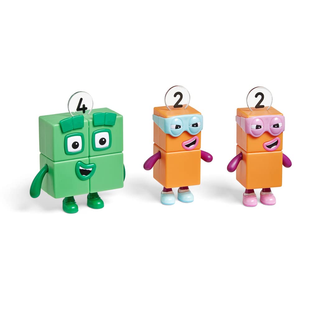 Numberblocks Four and the Terrible Twos - Collectible Play Figures for Ages 3+ 4