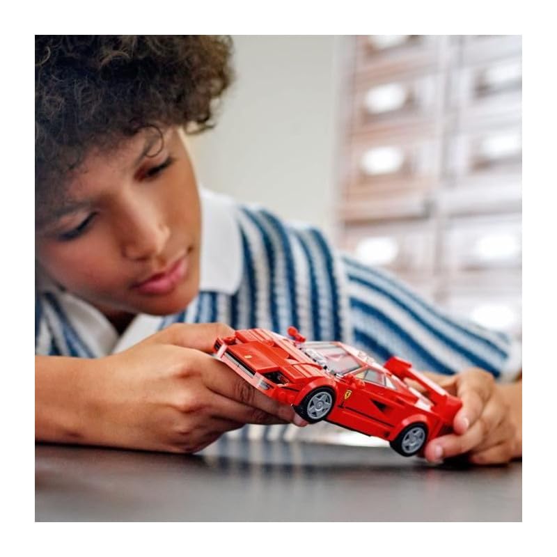 LEGO Speed Champions Ferrari F40 Supercar Buildable Vehicle - 318-Piece Toy Car for Ages 9+