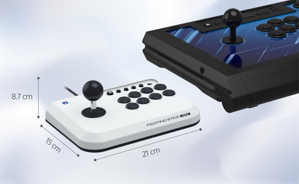 HORI Fighting Stick Mini for PS5, PS4, and PC - Officially Licensed by Sony 4