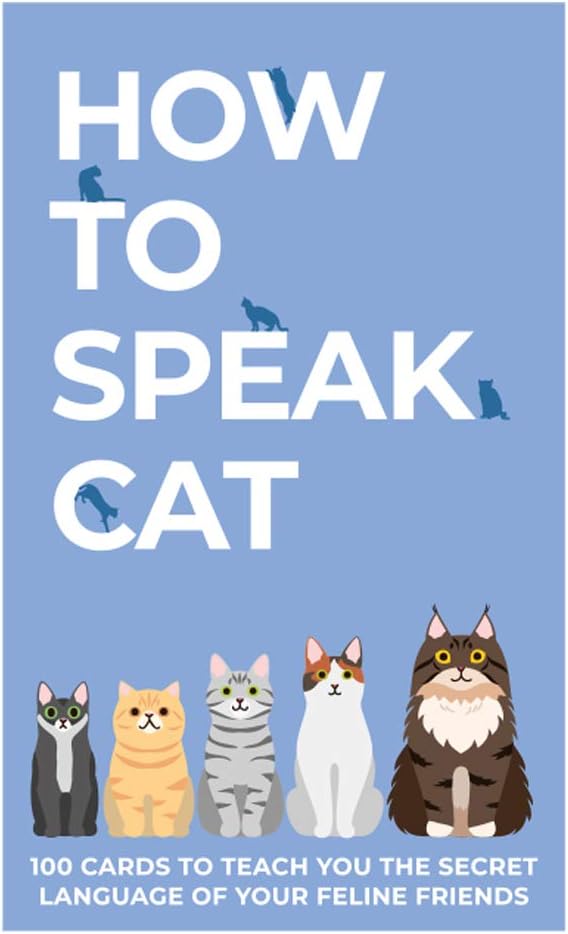 Gift Republic How to Speak Cat Trading Cards - GR490104 Card Deck