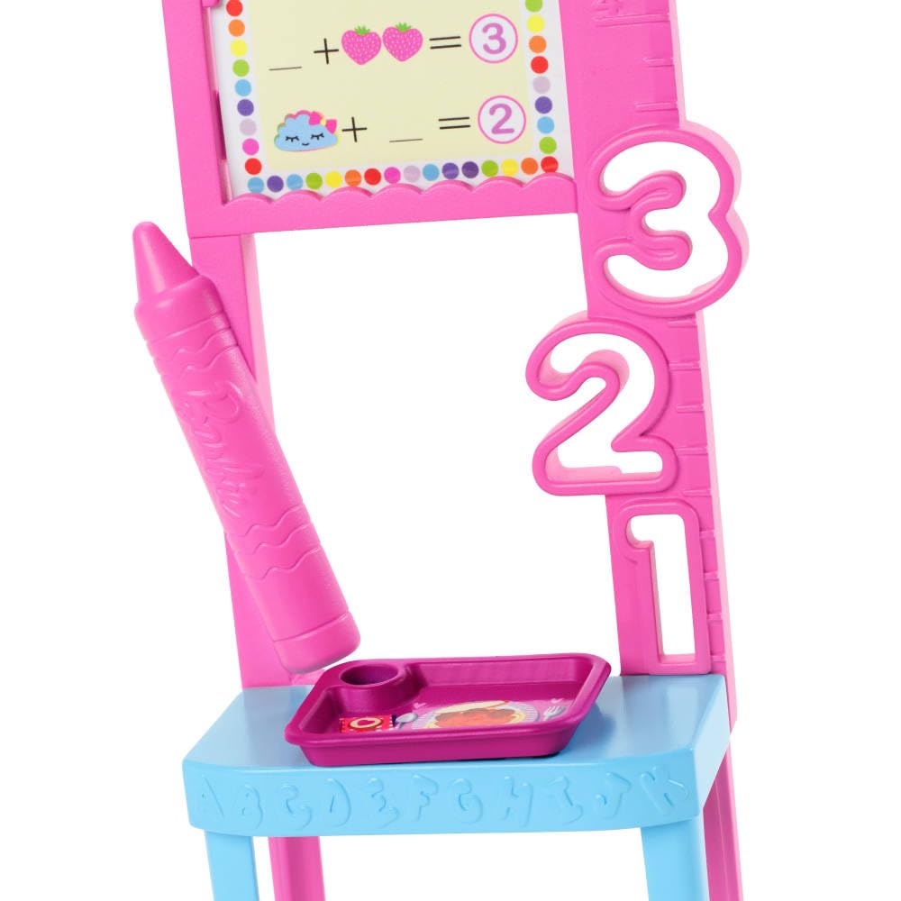 Barbie Teacher Doll Playset with Toddler Student & Classroom Accessories 8
