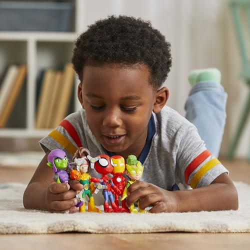 Marvel Spidey and His Amazing Friends Friends & Foes Pack - 5-Pack Poseable Action Figures for Kids 10