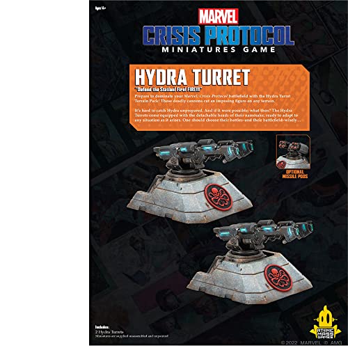 Atomic Mass Games Marvel Crisis Protocol Hydra Turret Terrain Pack 6