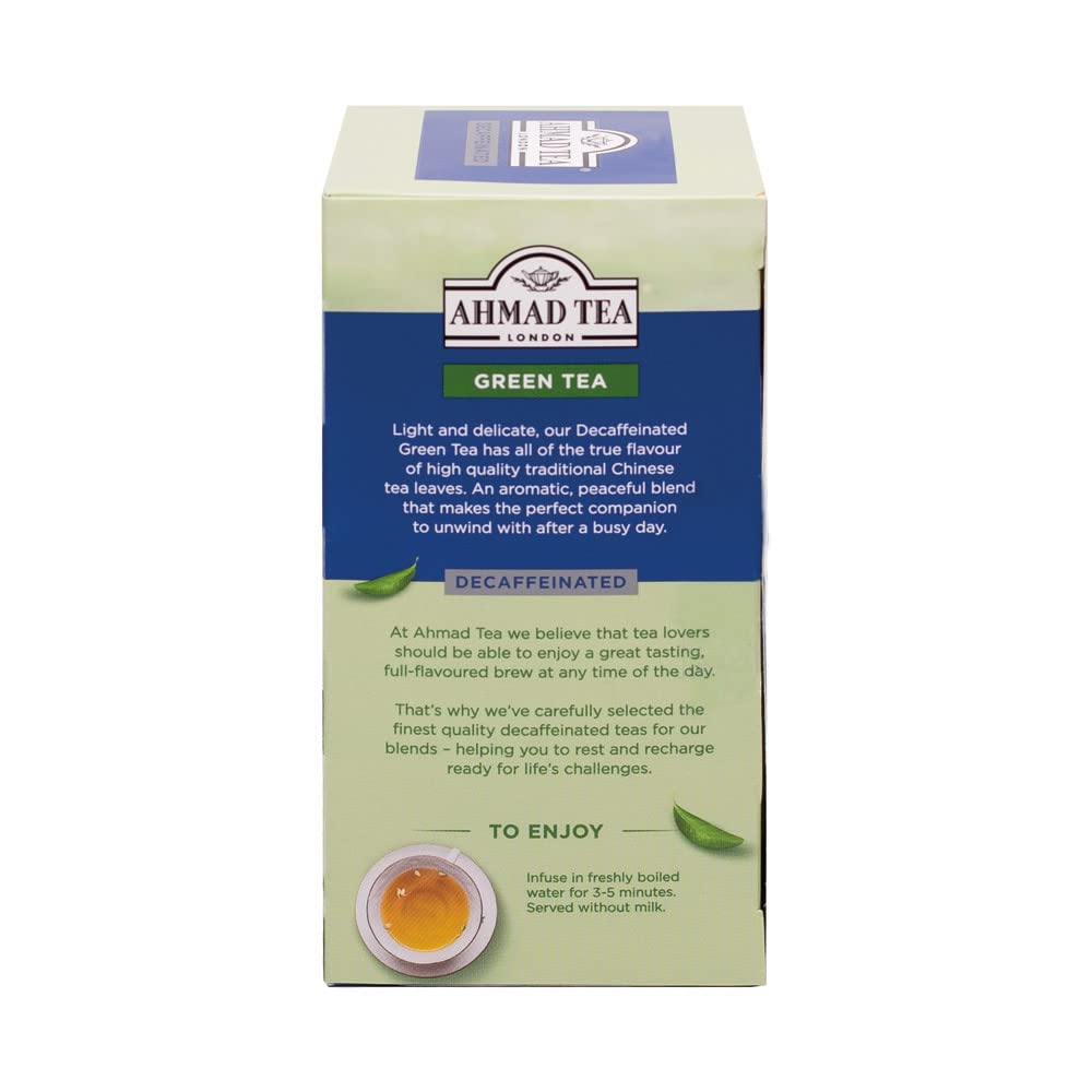 Ahmad Tea Entkoffeinierter Grüner Tee | 20 Teebeutel | Chinesischer Grüntee aus den Gelben Bergen 3