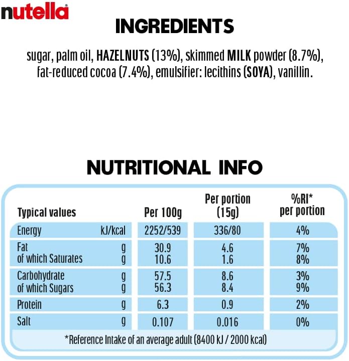 Nutella Haselnuss-Schokoladenaufstrich 200 g - Frühstücks- und Snack-Topping 4