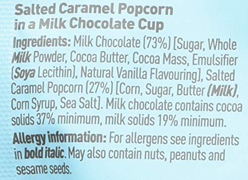 Joe & Seph's Milk Chocolate Popcorn Bites 63g - Salted Caramel Crunchy Snack 6
