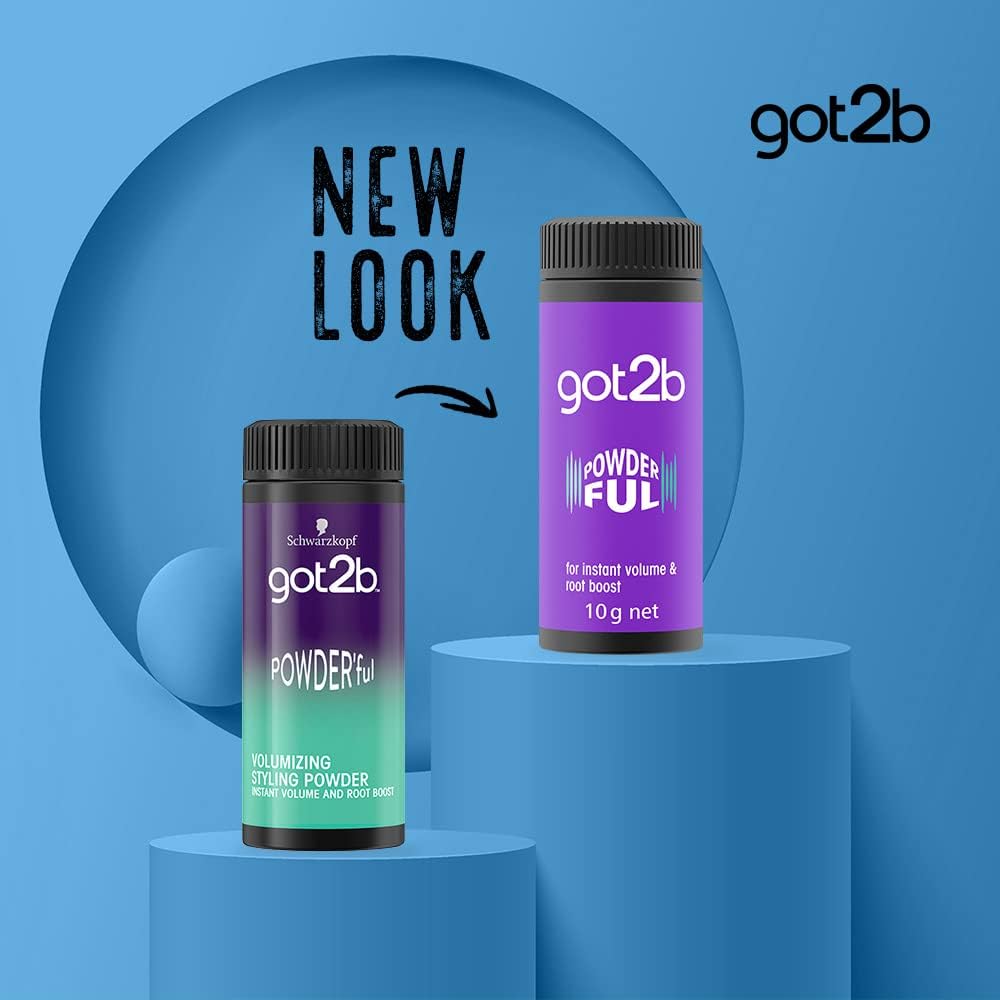 Got2B POWDERful Volumising Styling Powder (10 g) - Vegan Formula for Instant Volume & Root Boost