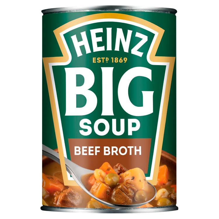 HEINZ Big Soup Beef Broth Soup - Low Fat | 400g Can