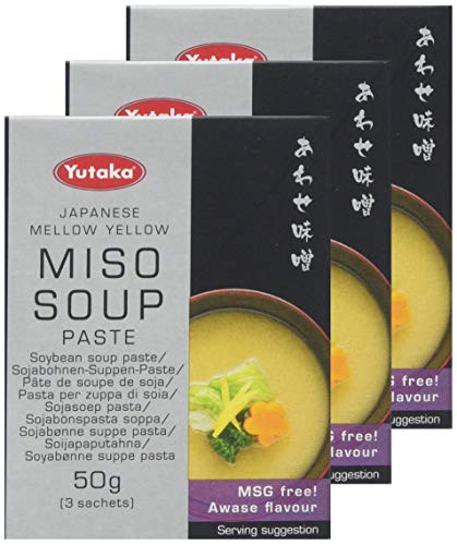 Yutaka Awase Miso Soup 50g (3 Sachets) - Instant Japanese Soup with Red & White Miso 8