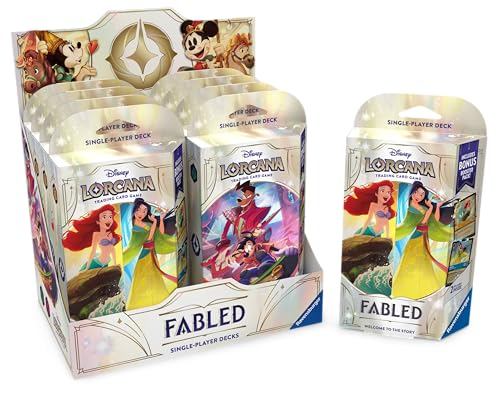 Ravensburger Disney Lorcana Trading Card Game - Starter Deck B - Set 9 Fabled