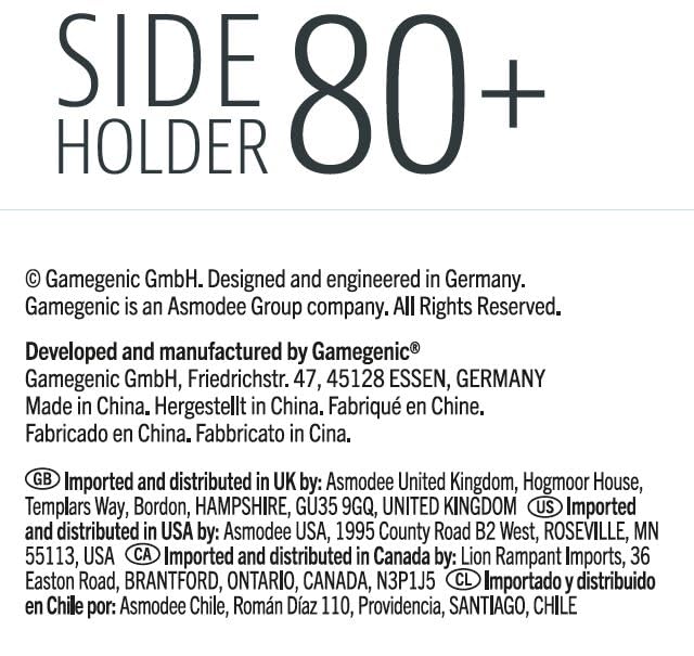 Gamegenic 80-Karten-Seitenhalter – Sideloading-Deckbox mit Cobra-Hals, Grün 10