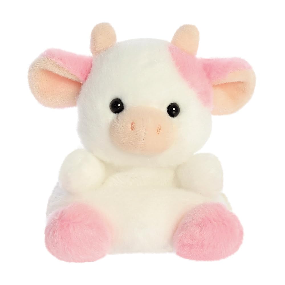 Aurora Palm Pals Barn - Belle Strawberry Cow Soft Toy