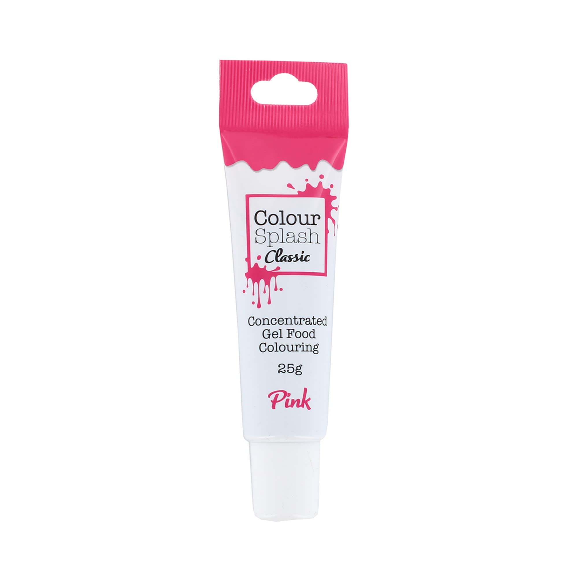 Colour Splash Food Colouring Gel Tube - Highly Concentrated Edible Colour for Baking | Pink, 25g