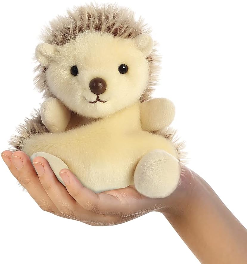 Aurora Palm Pals Hedgie The Hedgehog Soft Toy - 5 Inch Plush Bean-Filled Hedgehog for Babies & Kids