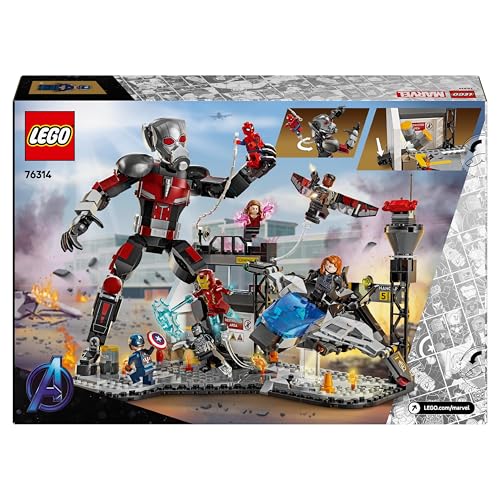 LEGO Marvel Captain America: Civil War Action Battle - Super Heroes Building Playset for Ages 10+ 10