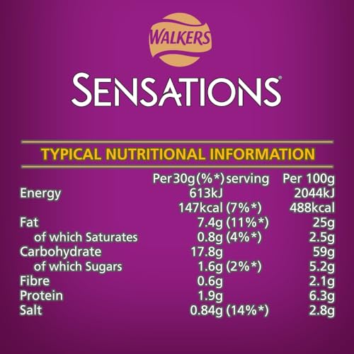 Walkers Sensations Mango-Chili-Chutney Sharing Poppadoms 82,5 g 6