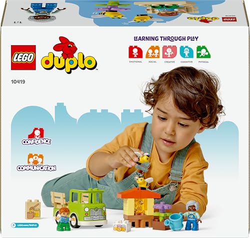 LEGO DUPLO Town Caring for Bees & Beehives - Educational Building Playset for Toddlers 2+ 10