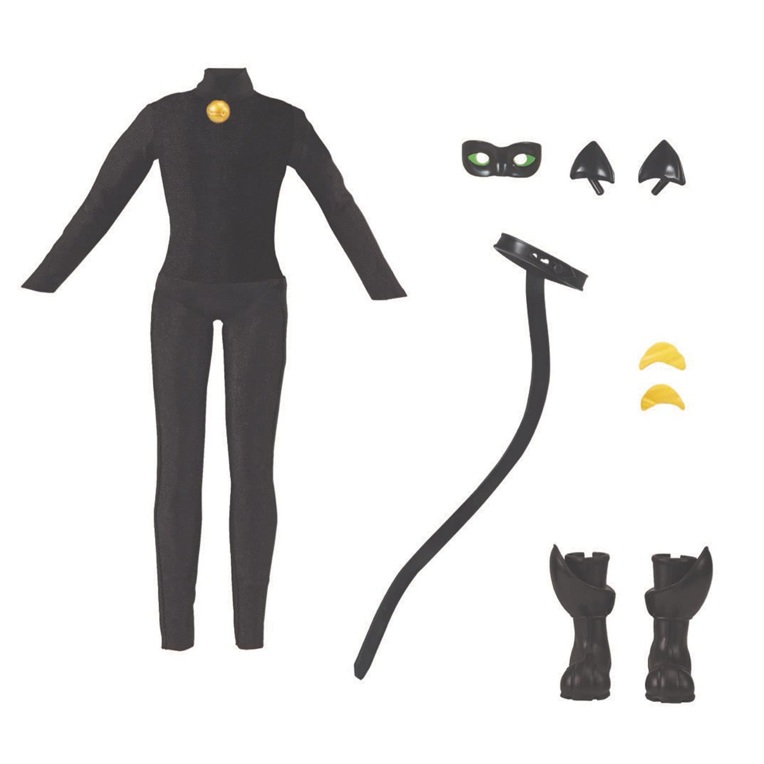 Bandai Miraculous Superhero Secret Fashion Doll - Cat Noir with Adrien Costume Change & Accessories 3