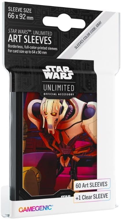 Gamegenic Star Wars Unlimited General Grievous Art Sleeves