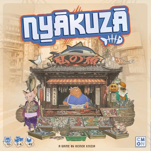 CMON Nyakuza Family Strategy Game – Ages 10+, 2-4 Players, 45-Minute Playtime 3